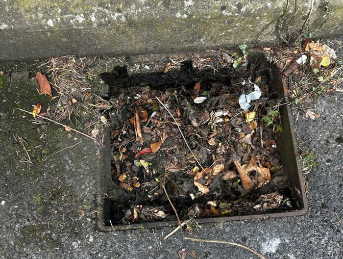 Drain clearance completed — pipe running free